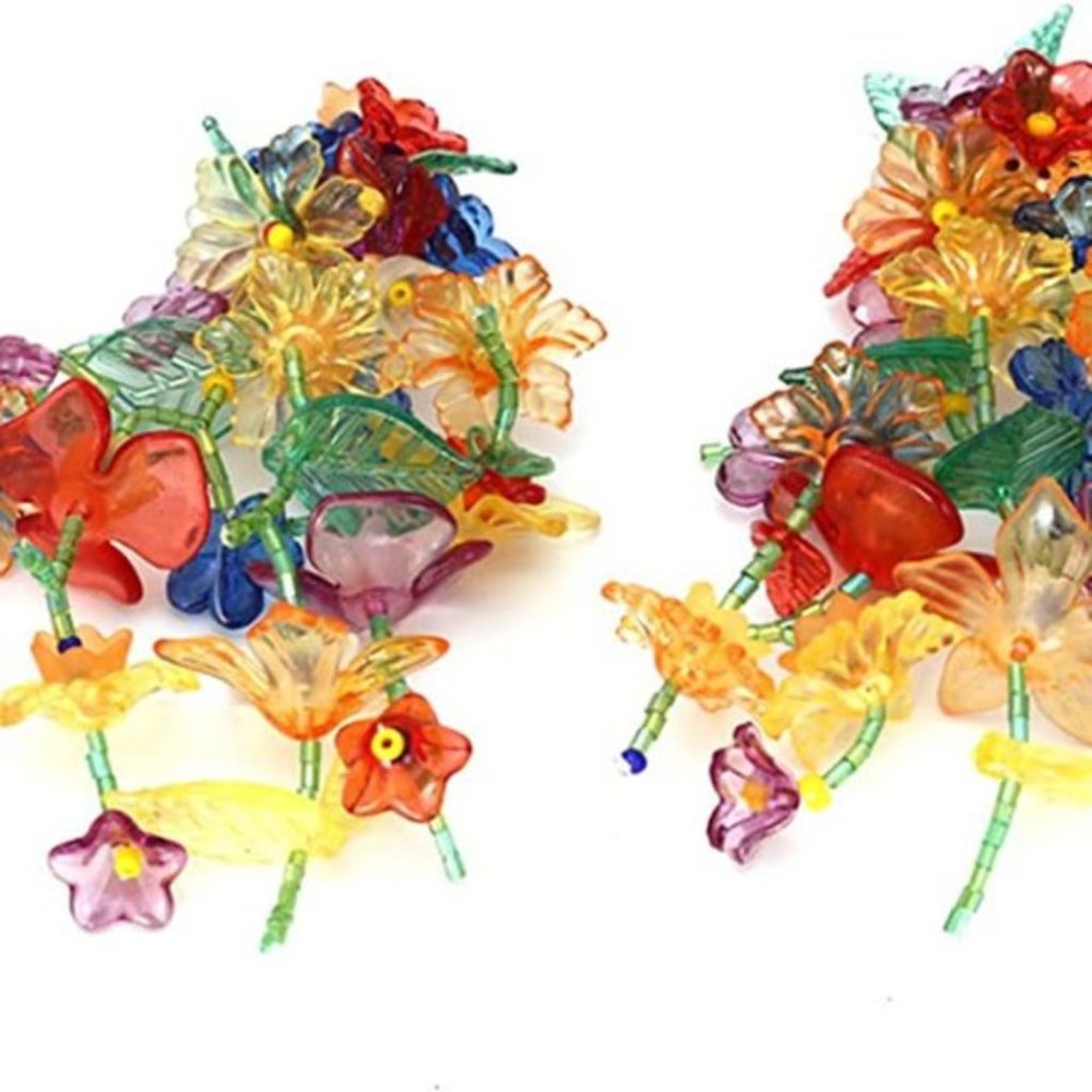 NEW! Anthro hand made flowers earrings